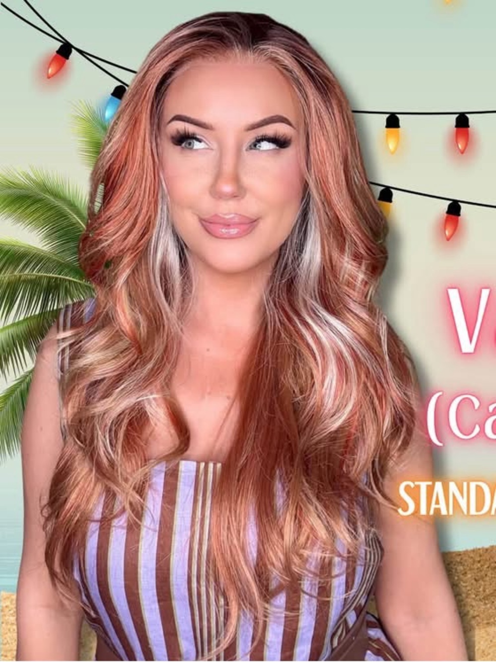 Chelsey smith crowns Vanessa carrot cake wig
